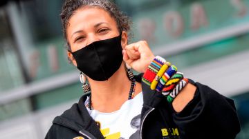 Melina Abdullah, cofundadora del capítulo ‘Black Lives Matter’ en Los Ángeles.