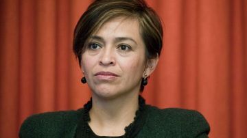 Anabel Hernández, autora de "Emma y las otras señoras del narco" | ALFREDO ESTRELLA/AFP via Getty Images.