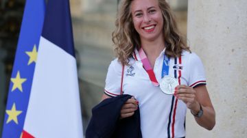 Medallista de plata paralímpica Pauline Ranvier.