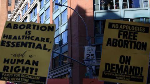 Manifestación a favor del aborto.
