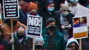 Protesta por veredicto de Rittenhouse