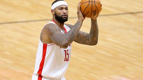 DeMarcus Cousins con los Houston Rockets.