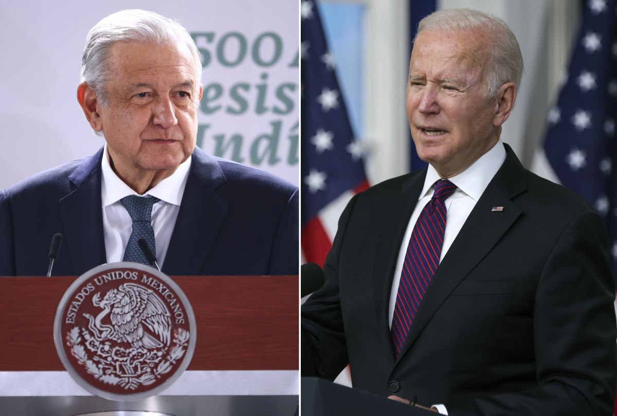 Los presidentes Andrés Manuel López Obrador y Joe Biden.