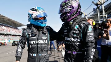 Bottas y Hamilton alcanzaron las dos primeras posiciones en la pole del GP de México.