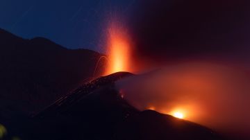 La actividad volcánica ha aumentado en los últimos días.
