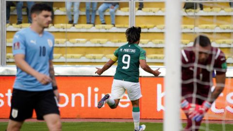 Bolivia goleó a Uruguay.