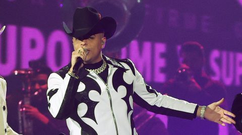 Eduin Caz de Grupo Firme en los Latin Grammy | Kevin Winter/Getty Images for The Latin Recording Academy.