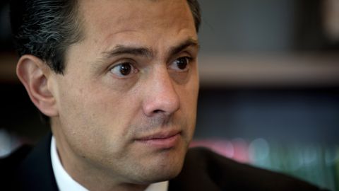 Enrique Peña Nieto, en una imagen de cuando era candidato presidencial en México.