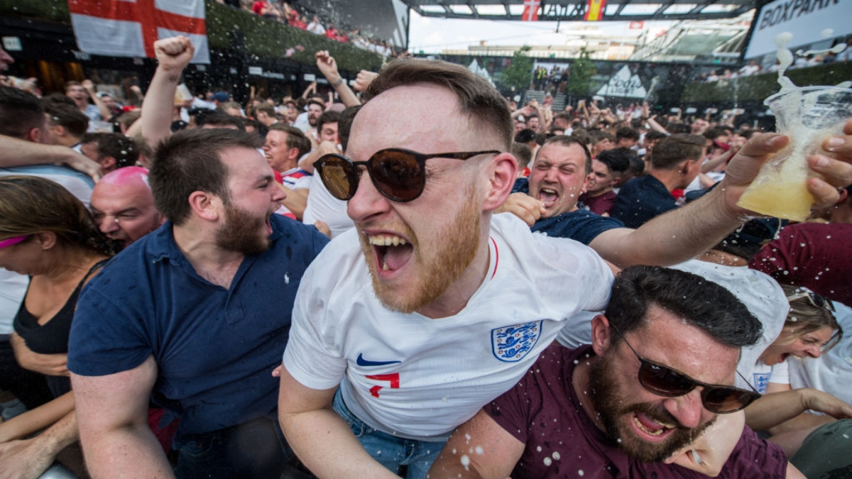 La fanáticada de Reino Unido vivió con alegría el Mundial de 2018.