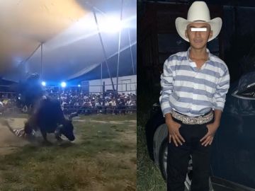 José Alberto N, el Niño de Oro muere pisado por toro en jaripeo de San Isidro Huilotepec en Atlixco Puebla México.