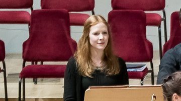 María Katzarava durante un concierto en Berlín. Foto Thomás Ecke.