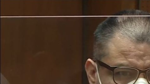 Naasón Joaquín García en audiencia en Los Angeles.