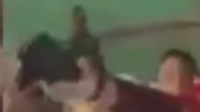 Medardo Hernández alias el Cien o Lalo Mantecas en baile de El Komander.