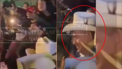 Medardo Hernández alias el Cien o Lalo Mantecas en baile de El Komander.
