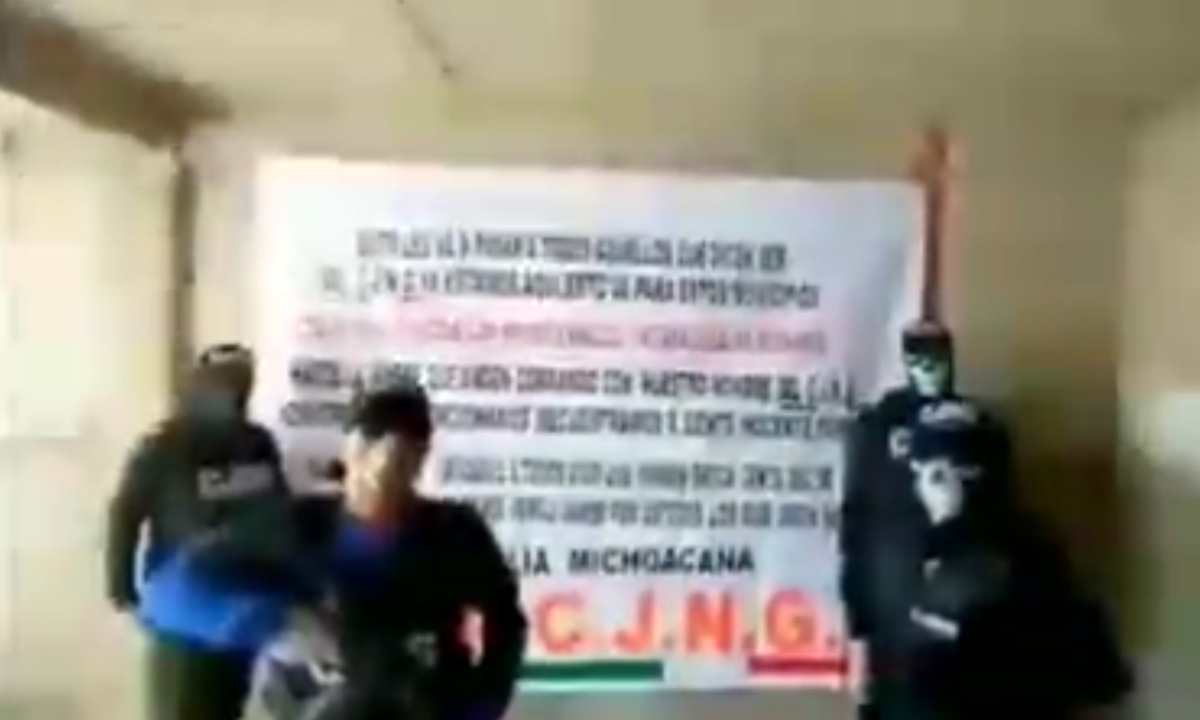 Video: CJNG reacts to the threat from La Familia Michoacana that caused the cancellation of the fair: “Four letters are respected, we go for all your people”