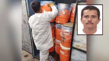 Gobierno mexicano destruye más de 28 toneladas de material para droga sintética en Jalisco.