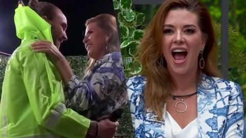 Así fue el reencuentro entre Alicia Machado y Roberto Romano en 'La Casa de los Famosos'
