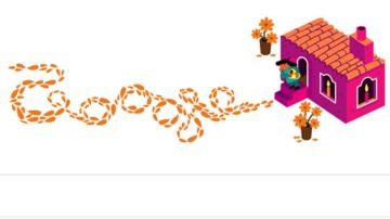 Google celebra el del Día de Muertos con colorido Doodle