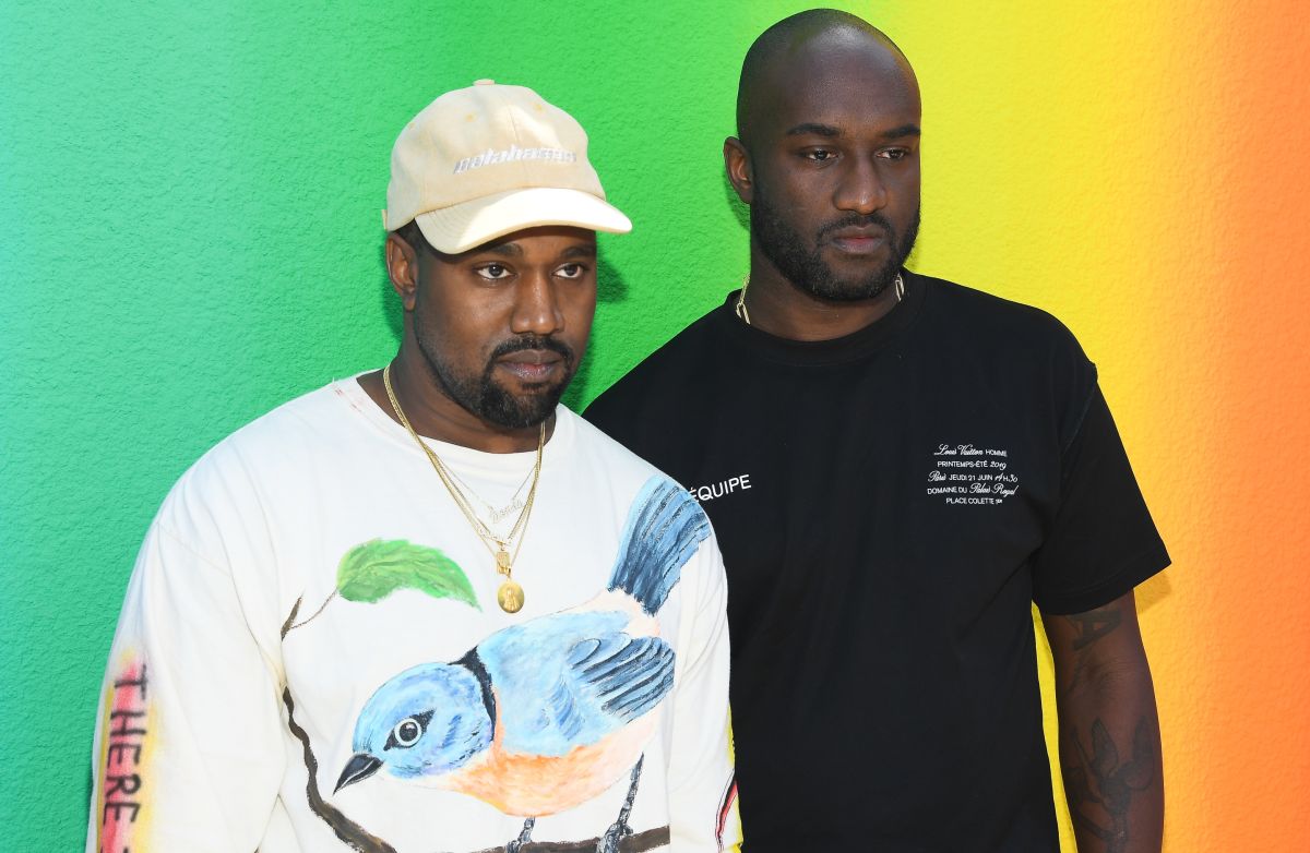 Kanye West y Virgil Abloh en 2018.