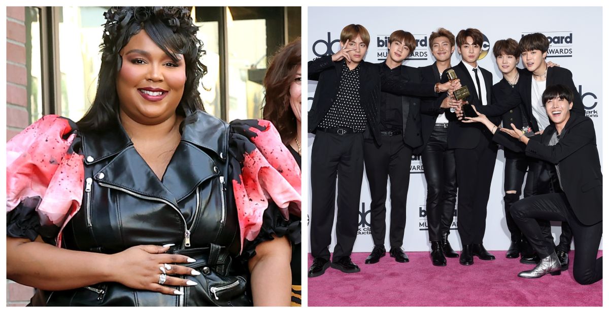 Lizzo unveils her latest fantasy: the seven boys of BTS