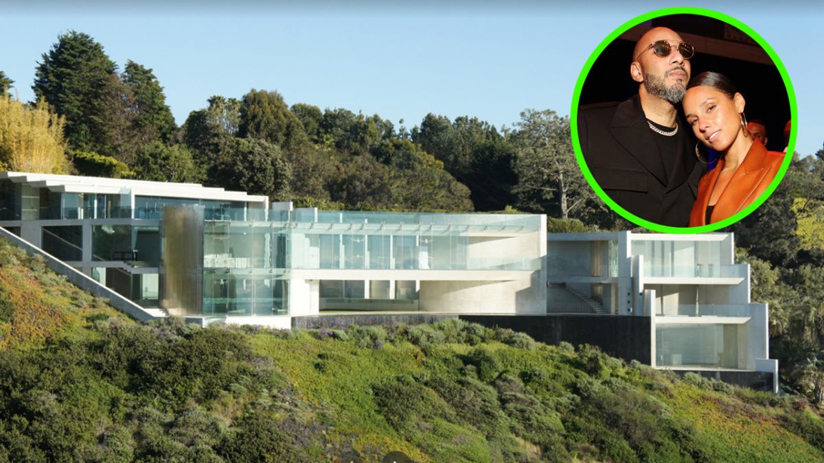 This is how the futuristic mansion of Alicia Keys looks like it was taken from the Marvel Universe
