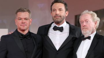 Matt Damon, Ben Affleck y Ridley Scott