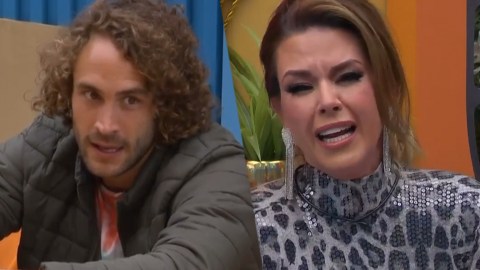 Roberto Romano y Alicia Machado en 'La Casa de los Famosos'