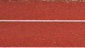 Foto de los números sobre una pista de carrera