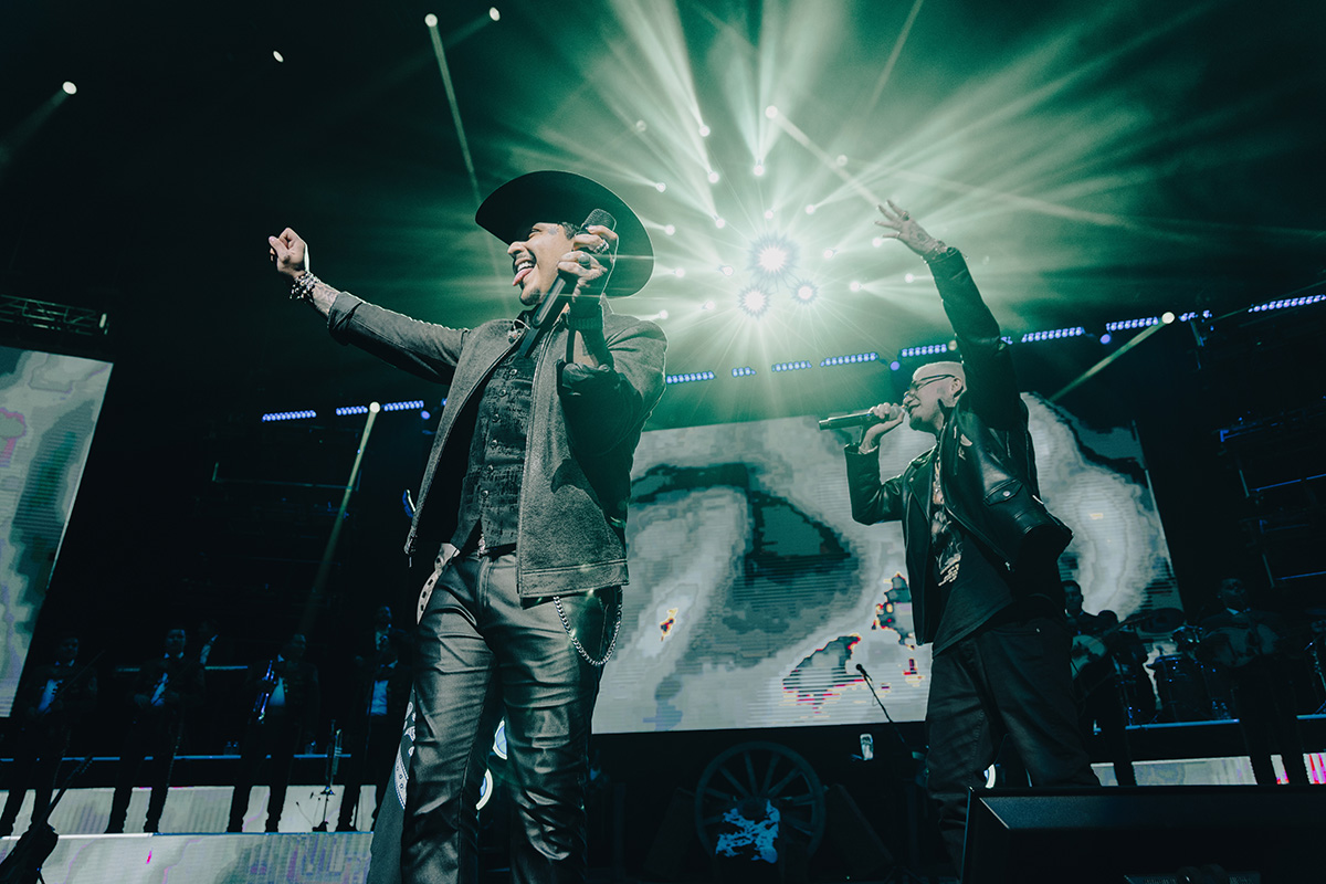 Christian Nodal in concert in Los Angeles