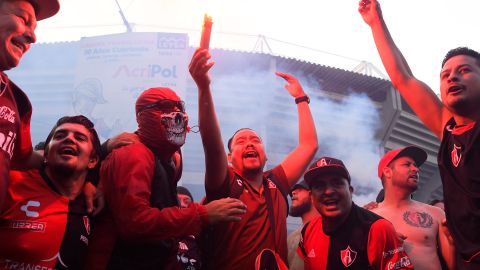 La afición del Atlas vivió momentos de tensión a la hora de obtener su boleto para la gran final.