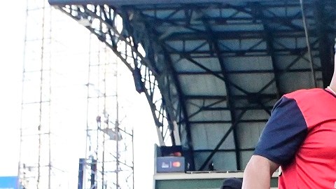 Leones del Escogido Training Session - Dominican Baseball League