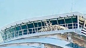 México recibe en puerto de Sonora a crucero con viajeros contagiados de COVID-19