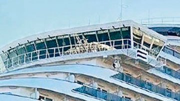México recibe en puerto de Sonora a crucero con viajeros contagiados de COVID-19