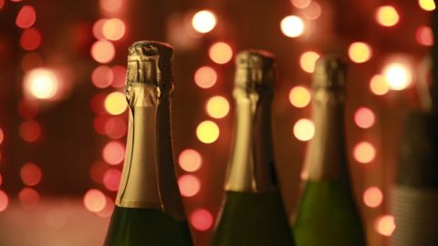 Botellas de champán