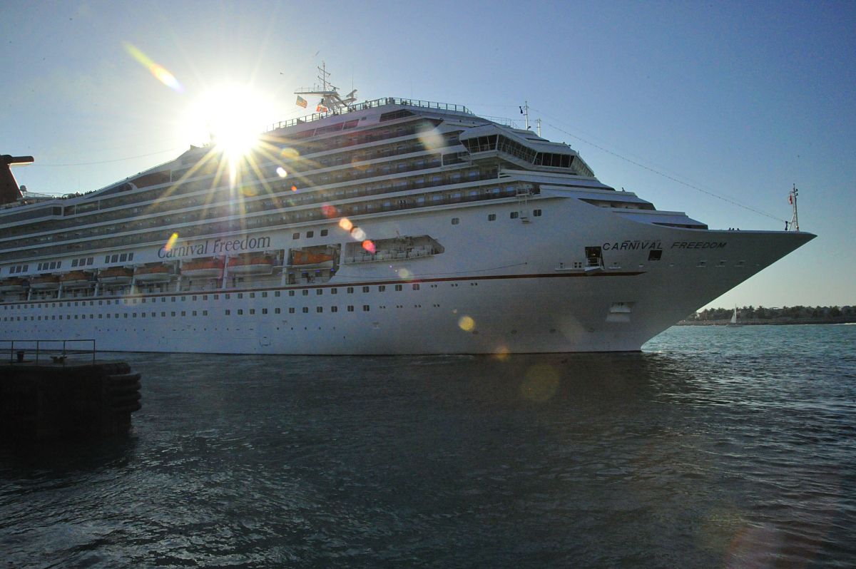 Carnival Freedom cruise ship docks in Miami and becomes the third to return with Covid-19 positives