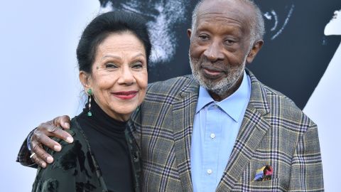 Music executive Clarence Avant and his wife Jacqueline Avant attend Netflix's "The Black Godfather" premiere at Paramount Studios Theatre on June 3, 2019 in Los Angeles. (Photo by LISA O'CONNOR / AFP) (Photo credit should read LISA O'CONNOR/AFP via Getty Images)