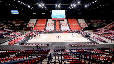 Cancha de Baloncesto de la Euroliga.