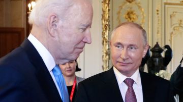 Joe Biden y Vladimir Putin, en una imagen de junio de 2021.