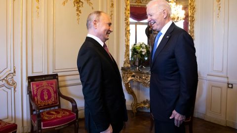 Vladimir Putin y Joe Biden se reunieron en el mes de junio en Suiza.