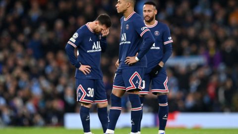 Lionel Messi, Neymar Jr. y Kylian Mbappé