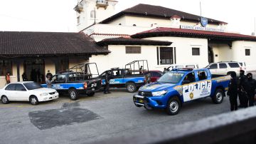 Elementos de la Policía Nacional Civil de Guatemala.