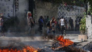 Disturbios en Haití. Imagen de archivo.