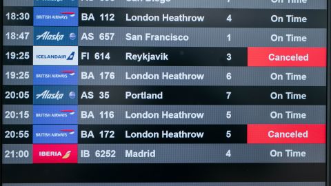 Más de 3,000 vuelos en Estados Unidos son cancelados en la víspera de Nochebuena.December 24, 2021
