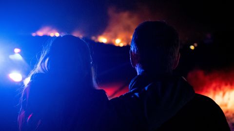 Una devastadora escena de los incendios sin control en Colorado.