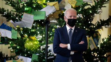 Joe Biden descarta escasez de productos durante la temporada navideña.