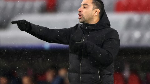 Xavi está preocupado por la mala racha del equipo catalán.