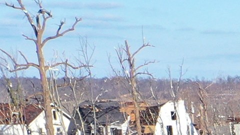 Destrucción por tornados en Kentucky