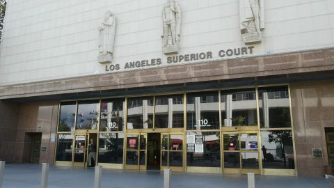 LOS ANGELES- CA, MARCH 2: Los Angeles Superior Court Stanley Mosk Courthouse March 2, 2004 in Los Angeles Hills, California. (Photo by Frazer Harrison/Getty Images) *** Local Caption ***