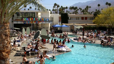 PALM SPRINGS, CA - APRIL 12: A general view of atmosphere at Desert Gold at Ace Hotel & Swim Club presented by Marc By Marc Jacobs Eyewear on April 12, 2014 in Palm Springs, California. (Photo by Rachel Murray/Getty Images for Teen Vogue)