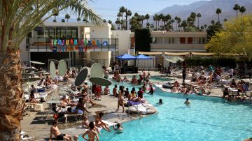PALM SPRINGS, CA - APRIL 12: A general view of atmosphere at Desert Gold at Ace Hotel & Swim Club presented by Marc By Marc Jacobs Eyewear on April 12, 2014 in Palm Springs, California. (Photo by Rachel Murray/Getty Images for Teen Vogue)